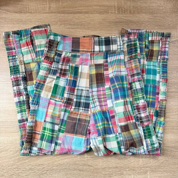 NWT Free People Keep Me Set Two Piece Capri Pants Crop Top Plaid Size 2 - Picture 8 of 12